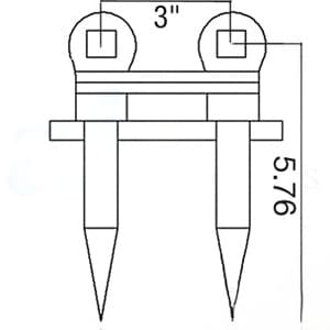 676235 - Knife; Double Point Guard - Thumbnail 5