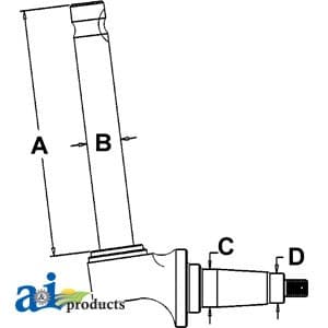 67526C91 - Spindle (RH/LH)
