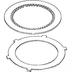 68803C91 - PTO Clutch Disc Kit, Consist Of: