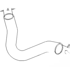 6A320-58570 - Lower Radiator Hose - Thumbnail 2