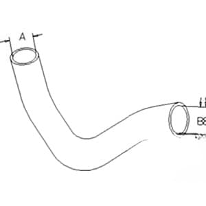 6C070-58570 - Lower Radiator Hose - Thumbnail 2