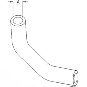 6C070-58630 - Upper Radiator Hose - Thumbnail 2