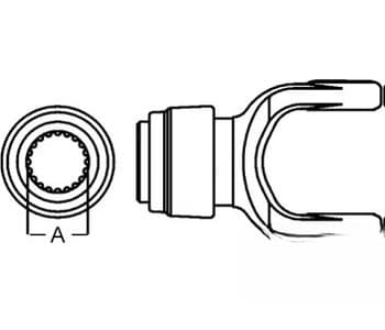 700720113 - 55; 1-3/4" X 20 Yoke - Thumbnail 5