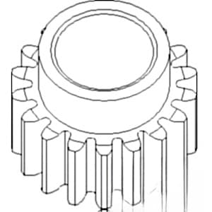 70203236 - Gear, PTO Idler; 18 Tooth - Thumbnail 3