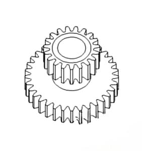 70227323 - Gear, Intermediate PTO Drive