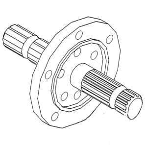 70260704 - Shaft, PTO (540/1000 RPM)
