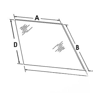 70577185 - Glass, Rear