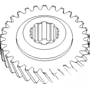 70225413 - Main Shaft (3rd) Gear