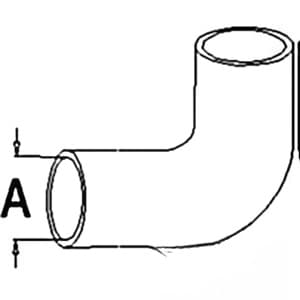 70227889 - Upper Radiator Hose - Thumbnail 2