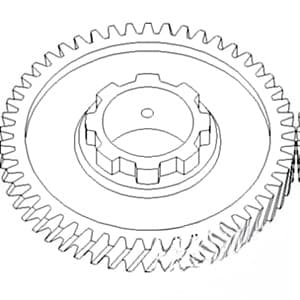 70228296 - Pinion Shaft (1st) Gear