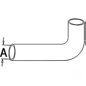 70233430 - Upper Radiator Hose