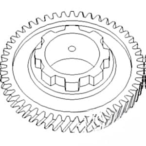 70234168 - Pinion Shaft (2nd) Gear