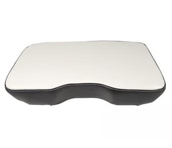 70236461-5 - WHT/BLK Wood Base Bottom Cushion - Thumbnail 2