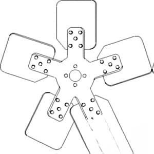 70240973 - 5 Blade Fan