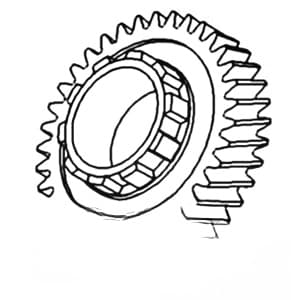 70255333 - 2nd Mainshaft Gear
