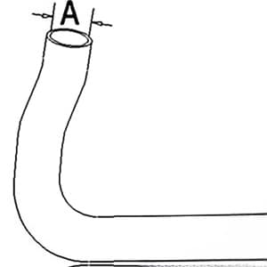 70260327 - Upper Radiator Hose