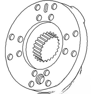 70277327 - Brake Plate Assembly w/ Lining