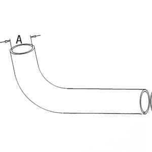 704287R2 - Lower Radiator Hose