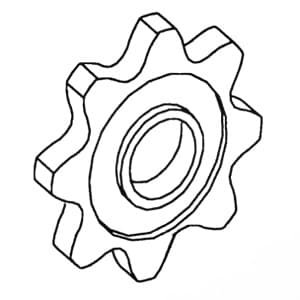71126055 - Cage Sweep Drive Sprocket