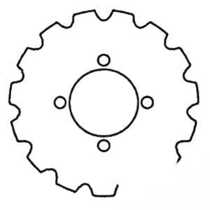 71181238 - Walker Crank (RH) Sprocket
