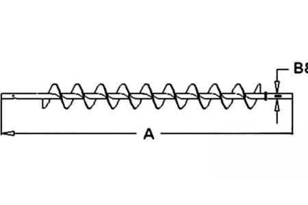 71189603 - Clean Grain Lower Auger