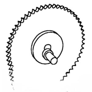 71189701 - Shoe Drive (LH) Sprocket Crank Assy.