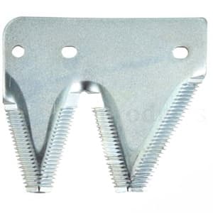 712-730 - RH End Sections, Chrm Top Ser; Card of 2 w/Rivets