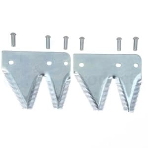 712-750 - LH End Sections, Chrm Top Ser; Card of 2 w/ Rivets - Thumbnail 3