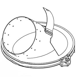 71333439 - Collar Assembly Unloading Auger