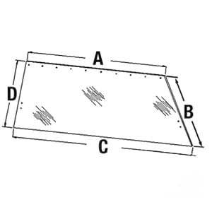 71502807 - Glass, Rear