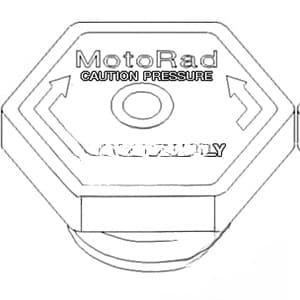 71109623 - Radiator (7 lb.) Cap - Thumbnail 2