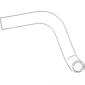 72011310 - Lower Radiator Hose - Thumbnail 2