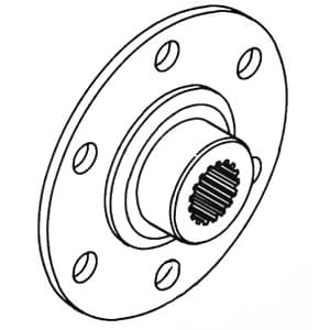 736954M1 - PTO Drive Hub, Flywheel Mounted