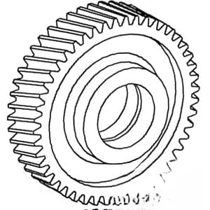 731628M91 - Lower Timing Idler Gear - Thumbnail 2