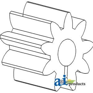 734850M1 - Gear, Balancer (Not Splined)