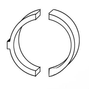 735800M1 - set of 4) Thrust (.007" Washer Set - Thumbnail 2