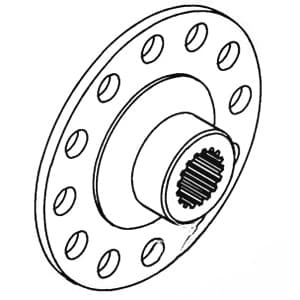 740635M1 - PTO Drive Hub, Flywheel Mounted