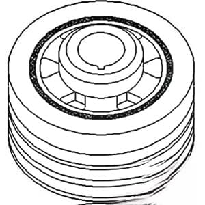 74009848 - Crankshaft Dampener Pulley