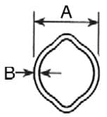 75814055 - 39" Profile Tube; 1G