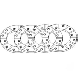 751761R92 - Friction Disc Lining Kit