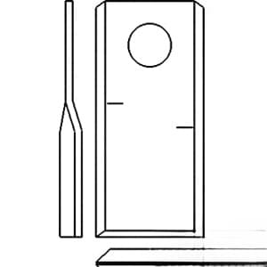 76N939 - RH Disc Mower Blade - Thumbnail 3