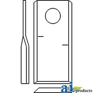 76N939 - Blade, Disc Mower, RH - Thumbnail 3