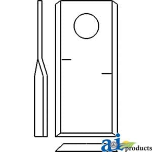 76N942 - Blade, Disc Mower, LH - Thumbnail 5
