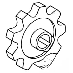 773824 - Clean/Tailing Auger Sprocket