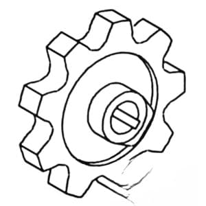 784744 - Clean/Tailing Auger Sprocket