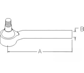 81878549 - LH Thread Tie Rod; RH Side - Thumbnail 3