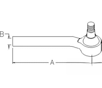 81878550 - RH Thread Tie Rod; LH Side - Thumbnail 3