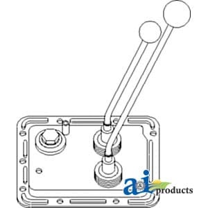 81814737L - Cover w/ Levers, Transmission