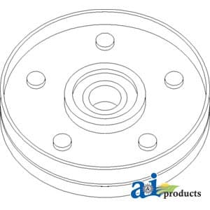 81871906 - Pulley, Belt Idler; w/AC - Thumbnail 3