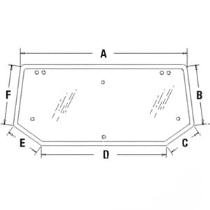 82014988 - Glass, Rear, Upper